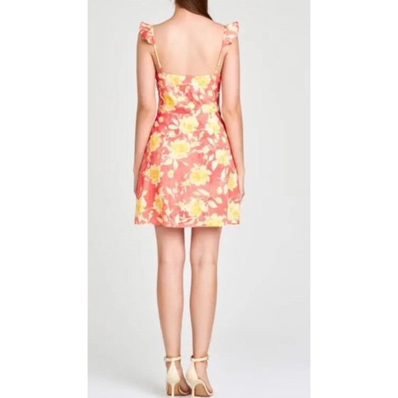 NWT WAYF Goldie Floral Linen Blend Sundress SZ XS - Picture 2 of 3